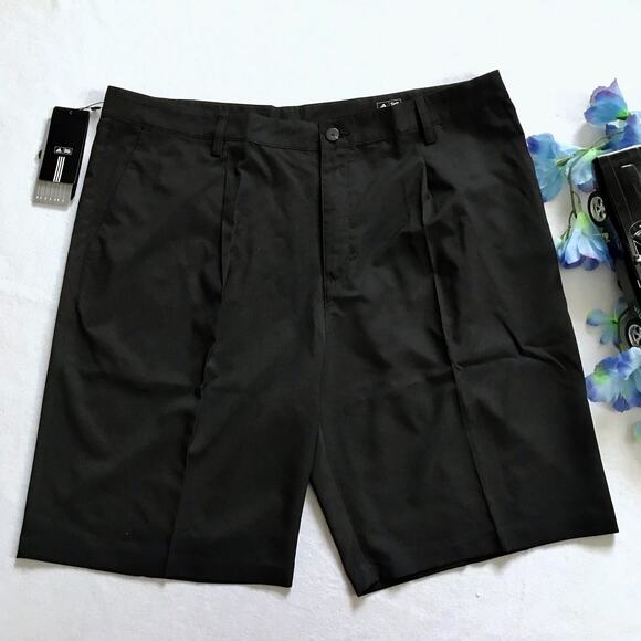 Adidas NWT Climalite Golf Pleated Tech Shorts Men 40 - Picture 2 of 10